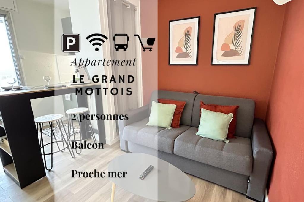 050 - Le Grand Mottois Studio, 2Pers - 100M Plage La Grande Motte Luaran gambar